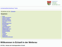 Tablet Screenshot of barrierefrei.echzell.de